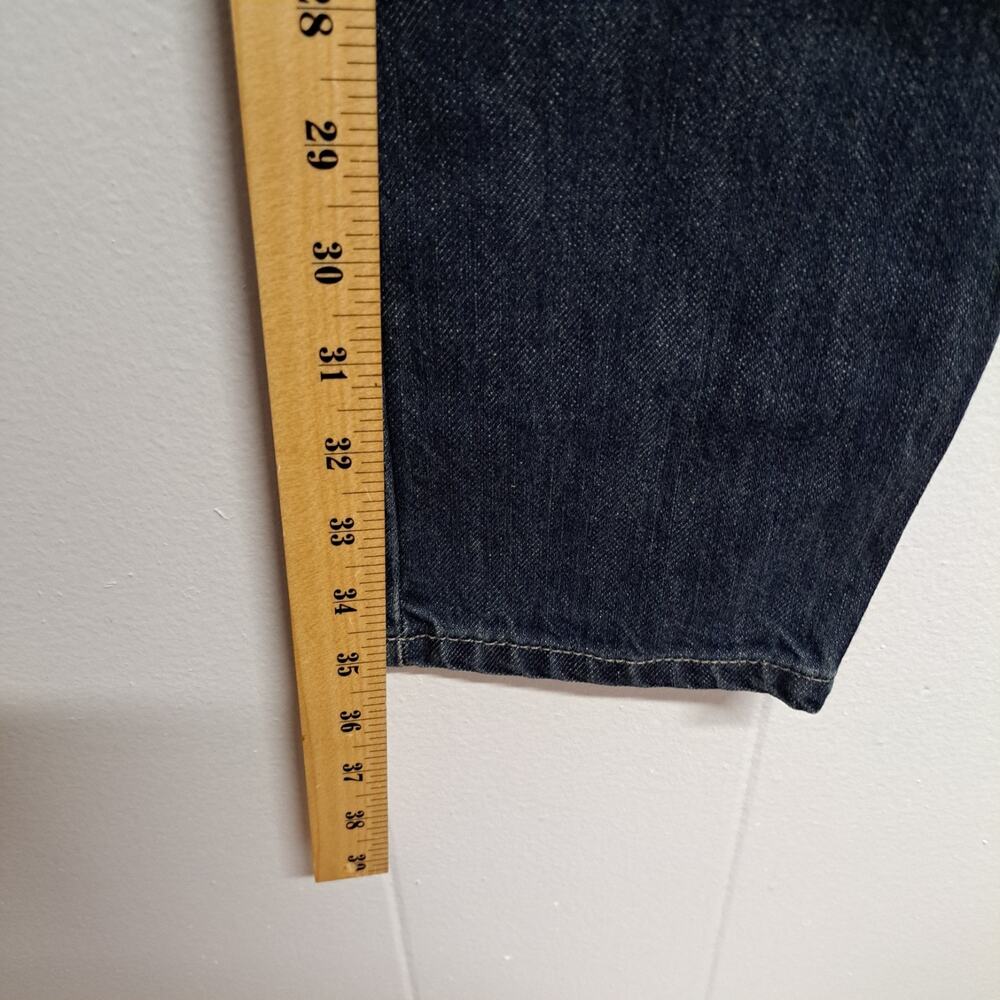 Levi's 508 Taper Fit Youth Jeans Size 12 Reg 26x26 Dark Wash‎ 100% Cotton - Picture 5 of 8